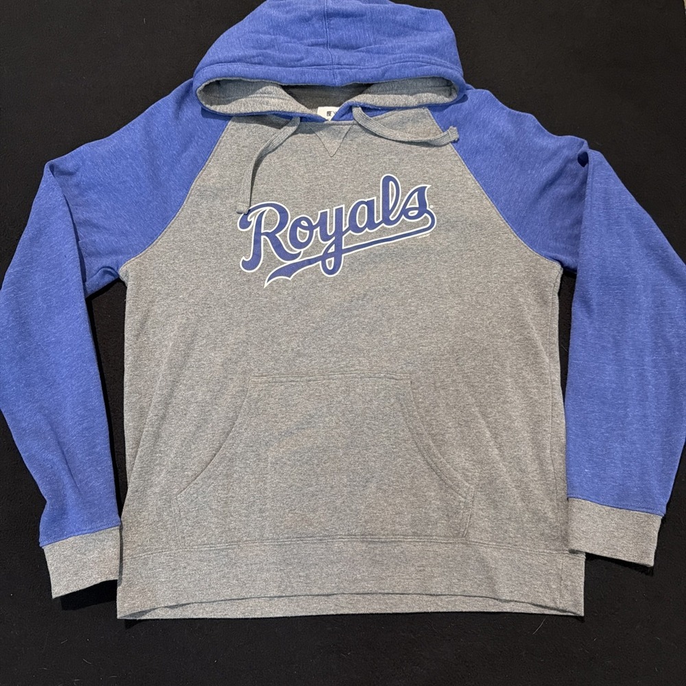 Kansas City Royals Fanatics Hooded Pullover MLB Baseball Mens Size Large